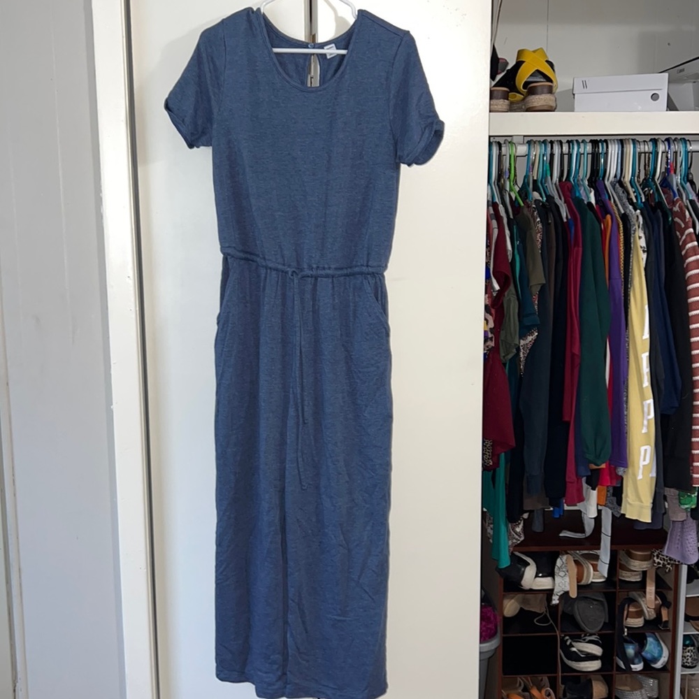 Navy Romper